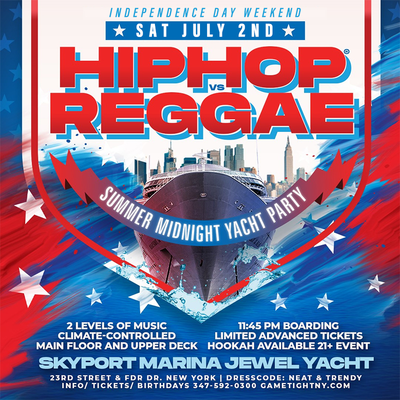 July 4th Weekend Jewel Midnight Cruise Tickets Party | GametightNY.com
