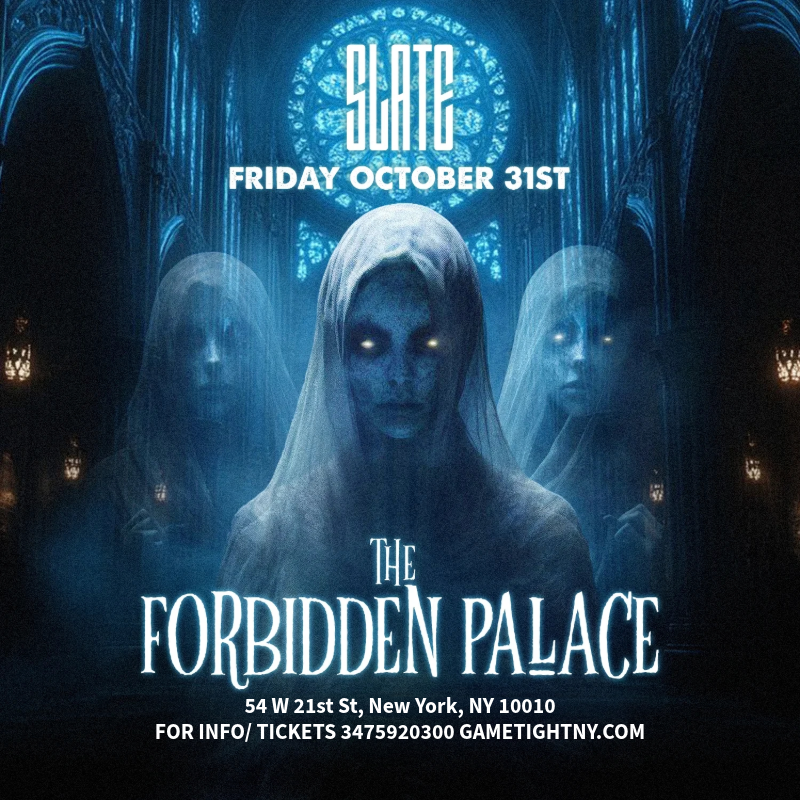 Join the Ghostly Grounds Halloween Party NYC 2025 at Highwater Rooftop Lounge. Rooftop views, live DJs, cocktails, VIP tables, and the ultimate Manhattan Halloween nightlife. 
| GametightNY.com