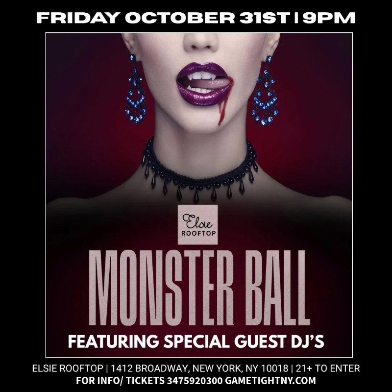 Celebrate Halloween 2025 at Elsie Rooftop NYC! Join the Monster Ball with skyline views, costumes, cocktails, and the best rooftop Halloween party in Midtown.
| GametightNY.com