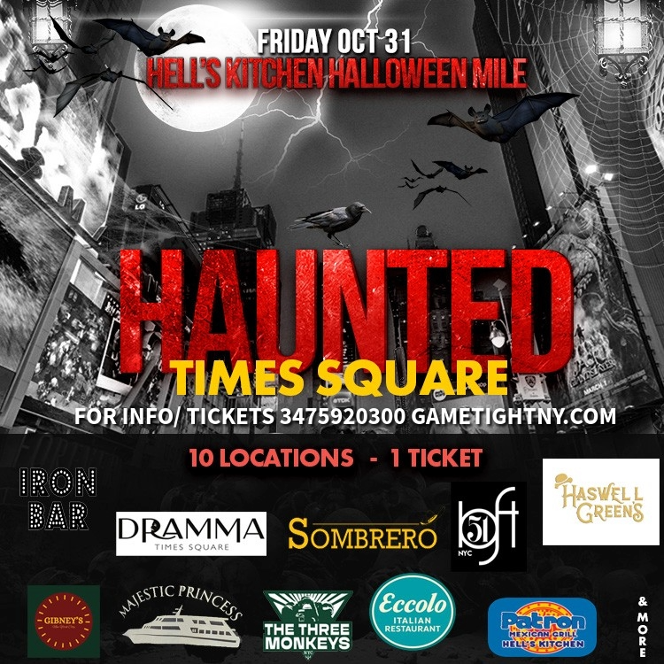Experience Crawlween 2025 — New York City’s ultimate Halloween bar crawl and nightlife event! Join hundreds in Hell’s Kitchen and Midtown Manhattan for an unforgettable Halloween celebration featuring top NYC bars, lounges, and nightclubs all in one epic crawl.
 | GametightNY.com Experience Crawlween 2025 — New York City’s ultimate Halloween bar crawl and nightlife event! Join hundreds in Hell’s Kitchen and Midtown Manhattan for an unforgettable Halloween celebration featuring top NYC bars, lounges, and nightclubs all in one epic crawl.
| GametightNY.com