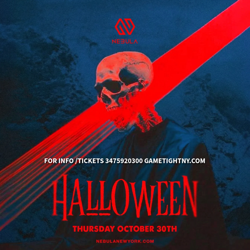 Join the Halloween 2025 party at Nebula New York in Downtown Manhattan, NYC! Experience top DJs, immersive LED visuals, multi-level dance floors, costume parties, VIP bottle service, and the ultimate NYC nightlife pre-Halloween event.
| GametightNY.com